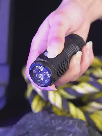 Rechargeable 3-LED Mini Flashlight – Portable Emergency Touch Light with Cable